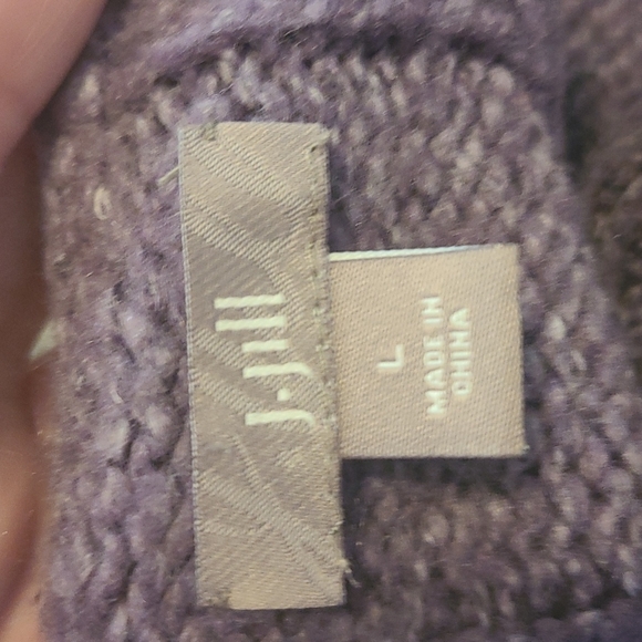 Purple J.Jill Sweater - Picture 2 of 3